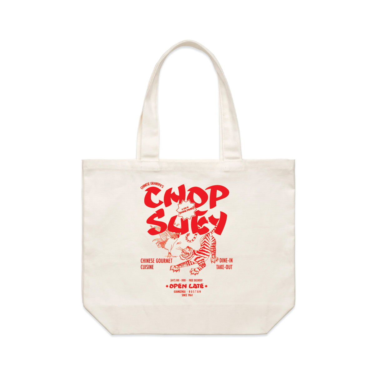 Chinese Grandpa Chop Suey Tote Bag